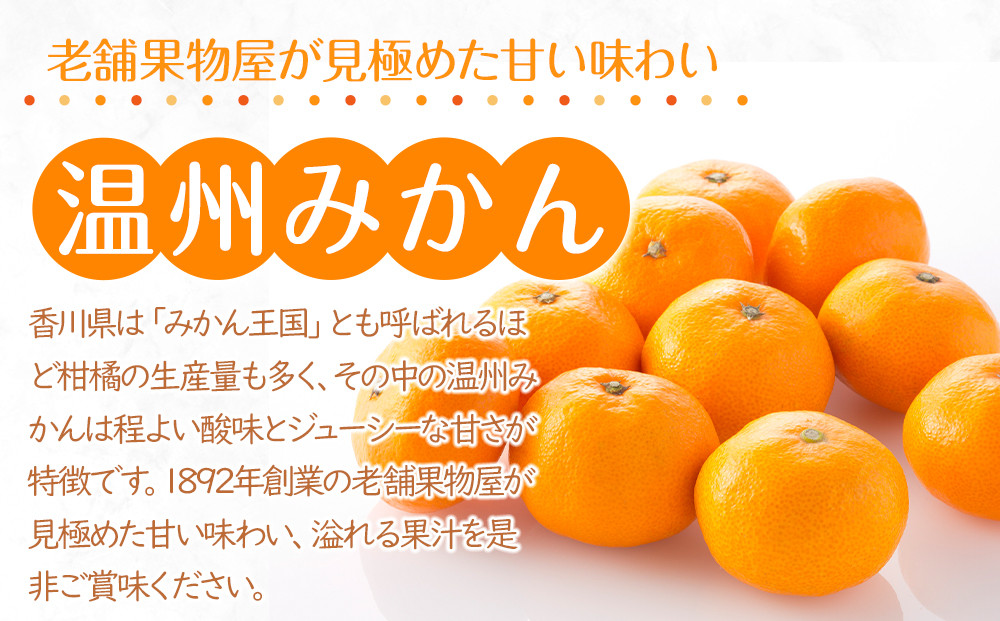 【2026年11月上旬より順次発送】極撰！温州みかん　約5kg｜果物 くだもの フルーツ 柑橘 みかん 温州みかん 人気 おすすめ 先行予約 香川 高松