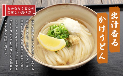 さぬきうどん 半生うどん 12食セット 行列のできる 丸亀の銘店 なかむらうどん うどん 饂飩 小麦 塩 さば 鯖 かけうどん 詰め合わせ 讃岐うどん 半生 麺 麺類 めんつゆ うどんセット さぬき 讃岐 香川県 丸亀 丸亀市