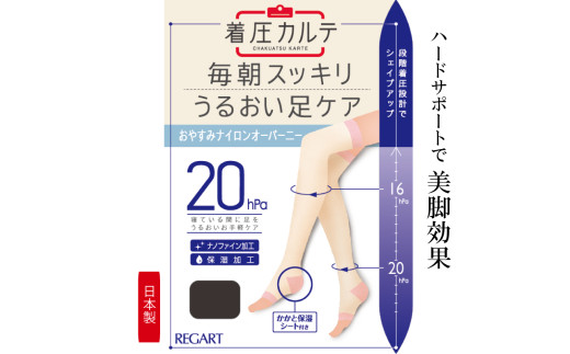 【メディックピエドシリーズ】おやすみナイロンオーバーニー Mサイズ アクア ソックス くつした 靴下 日用品 美容 着圧ソックス 生活用品 健康用品 健康グッズ スポーツ 旅行 トラベル