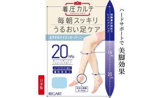 【メディックピエドシリーズ】おやすみナイロンオーバーニー Sサイズ アクア ソックス くつした 靴下 日用品 美容 着圧ソックス 生活用品 健康用品 健康グッズ スポーツ 旅行 トラベル