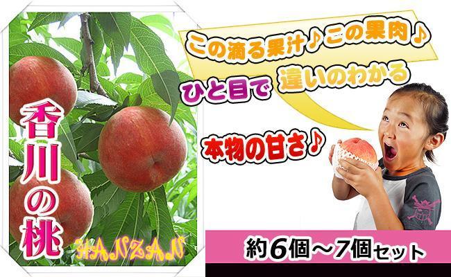 ＜滴る果汁とあふれる果肉が自慢のもも＞大玉の桃2kgセット【先行予約・2026年6月下旬より順次発送】秀品（約6～7個入り）