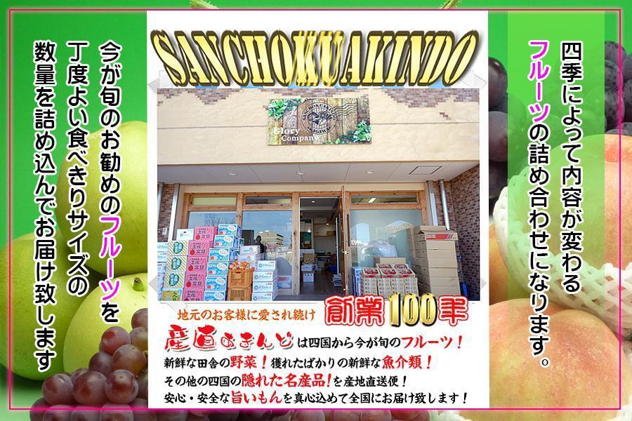 【定期便4回Sサイズ】 フルーツ セット 定期便 ( 約3 ～ 5品 × 4ヶ月 ) ｜産直あきんど 香川産 四季のフルーツ 創業100年