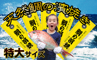 ［朝廷献上品］＜瀬戸内海産＞天然鯛の浜焼き【特大サイズ】
