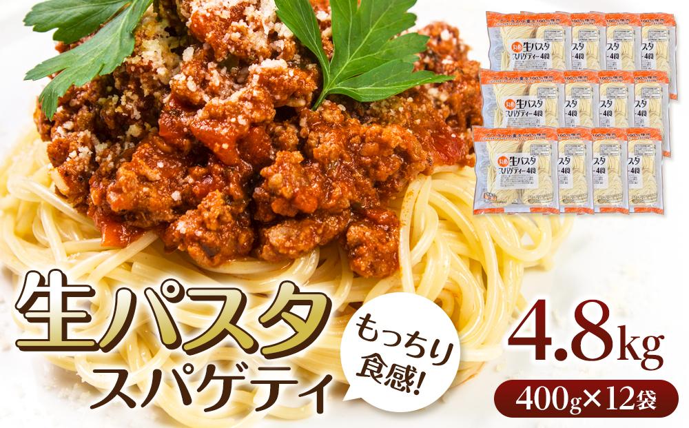 生パスタ スパゲティ 4.8kg 48食 ( 400g × 12袋 )｜生麺