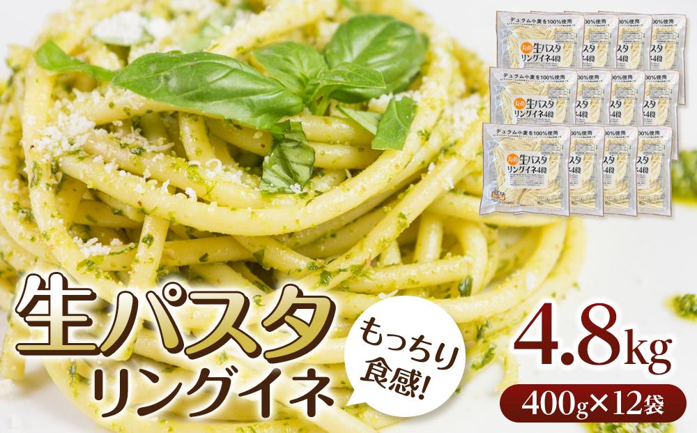 生パスタ  リングイネ 4.8kg  48食分( 麺 400g：4食 × 12袋 )｜生麺