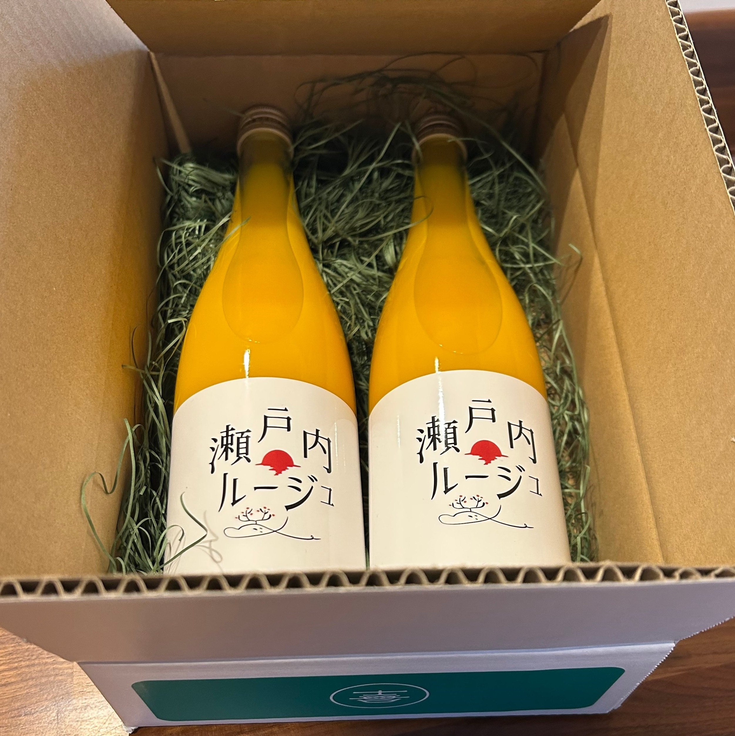 きたさんちのみかんジュース【瀬戸内ルージュ】小原紅早生みかん100％　720ml×2本セット