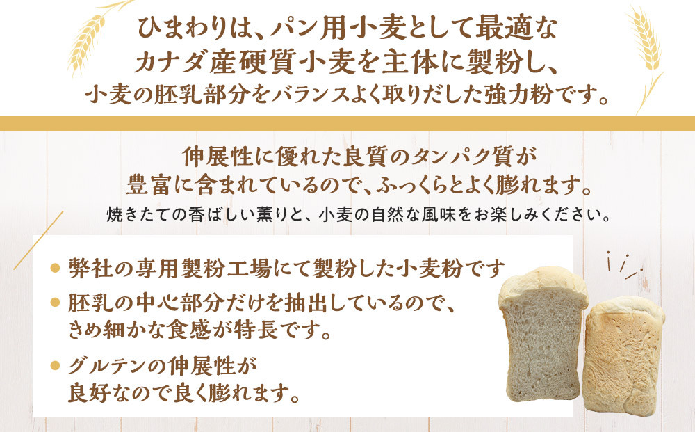 パン用小麦粉「ひまわり」25kg