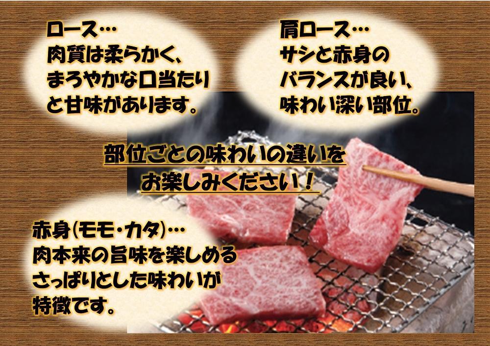 オリーブ牛　焼肉二種食べ比べセットA　1000g