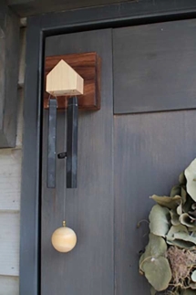 癒しの音色で開運！ サヌカイト ドアチャイムhome×1個