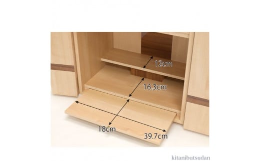 木谷仏壇のモダン仏壇｢紫陽花（ワイド）｣