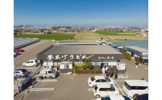 （厨房で打ち立て！）長田in香の香 釜あげうどん生９玉分（３玉×３パック）　いりこが香る生出汁付！