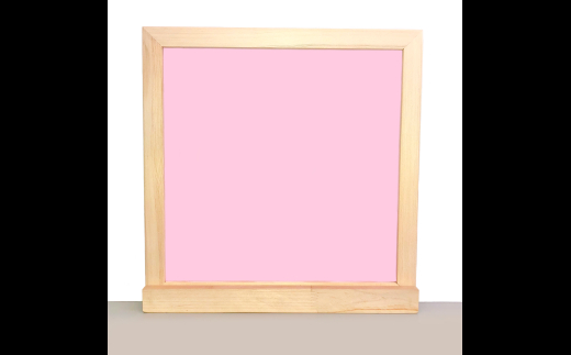 木製枠ホワイトボード｢ましかくカラーボード｣さくらいろ