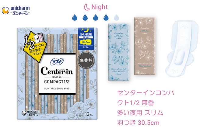 ソフィ センターインコンパクトセット(持ち歩き用薄型) サニタリー 生理用品 ユニ・チャーム ユニチャーム 女性用品 防災 防災グッズ 