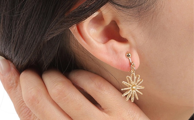 和の伝承 水引イヤリング・金  お祝い ギフト アクセサリー ファッション ゴールド 