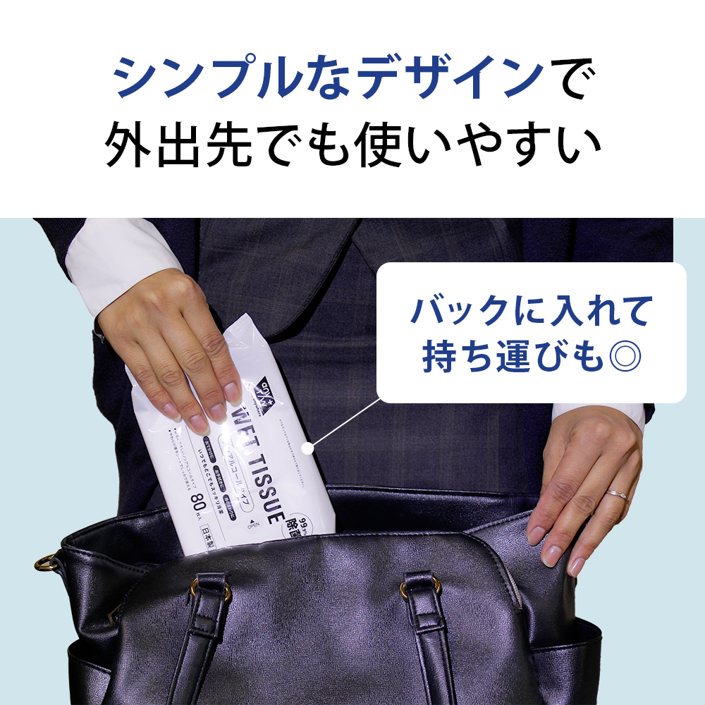 【99.9％ 除菌】ウエットティッシュ（ノンアルコールタイプ）80枚入り×12個セット（960枚）
