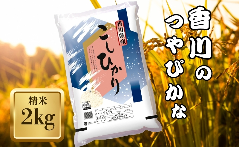 【令和7年産】　香川県産 コシヒカリ 2kg お米 精米