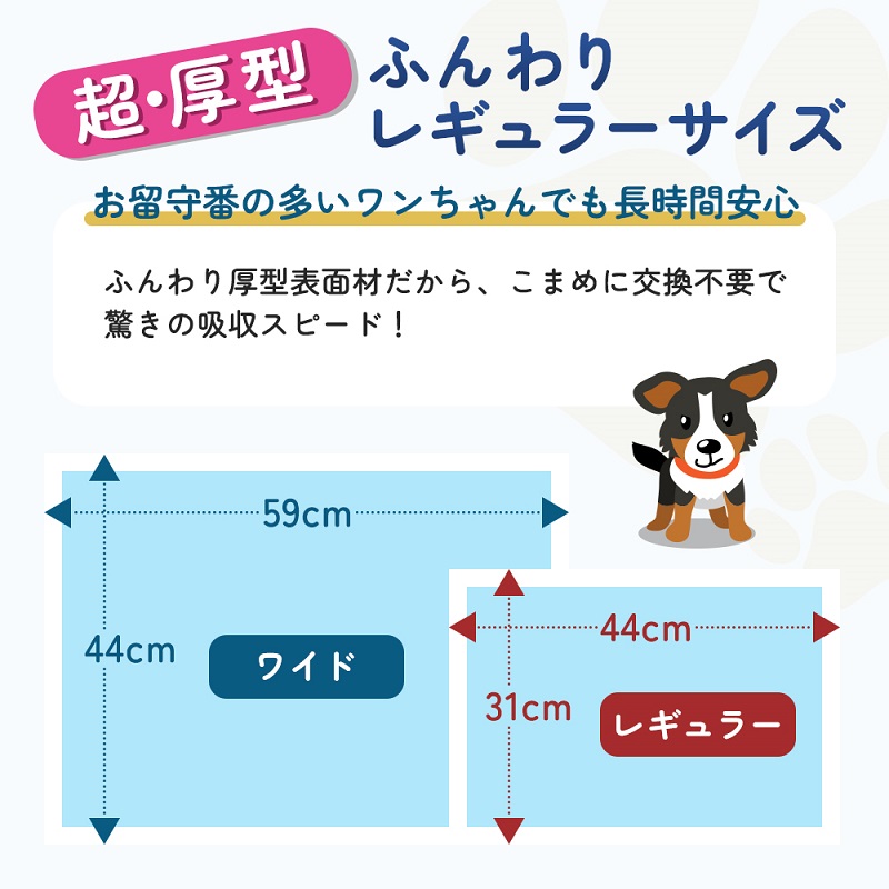3倍速ふんわりサラ・シート　レギュラー　81枚×4袋　ペットシート ペットシーツ 犬用 ワンちゃん 日本製 雑貨 日用品 防災 防災グッズ 