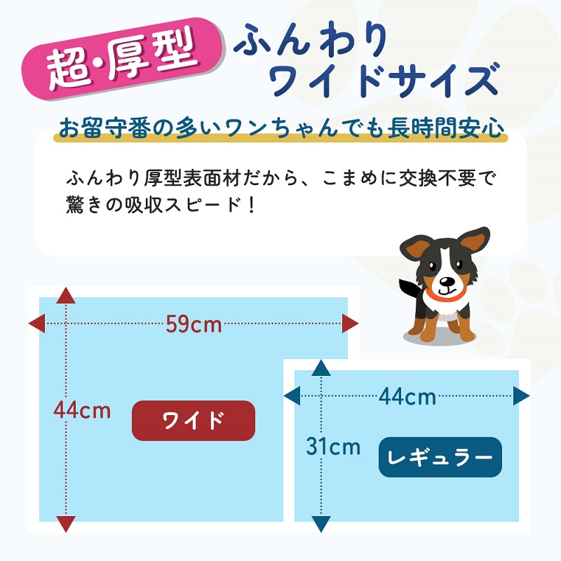 3倍速ふんわりサラ・シート　ワイド　40枚×4袋　ペットシート ペットシーツ 犬用 ワンちゃん 日本製 雑貨 日用品 防災 防災グッズ 