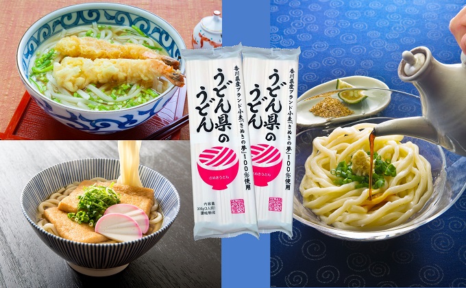 本場 讃岐うどん 乾麺【うどん県のうどん】45人前 300g×15袋入り さぬき 香川県産 おとりよせ 麺類 