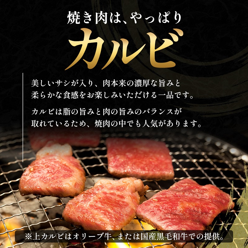 オリーブ牛 すき焼き・焼肉 セット800g【配送不可：離島】 