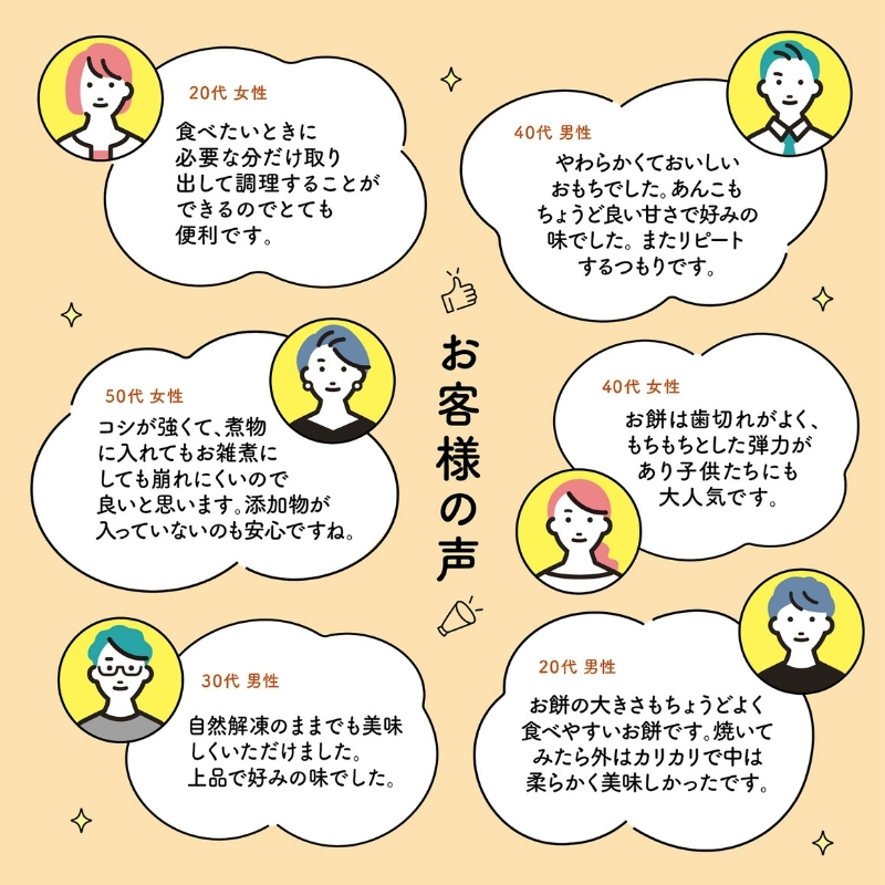 あん餅 70個入り 【もち 雑煮 お正月】 