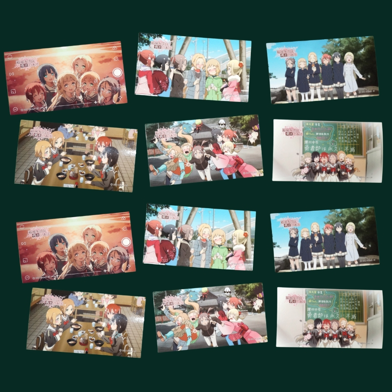 アニメ「結城友奈は勇者である」 公式グッズ 「まちあるきステッカー6種」×2セット