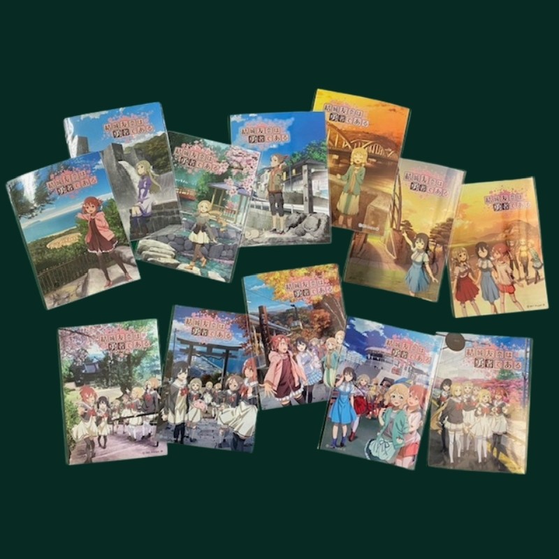 アニメ「結城友奈は勇者である」 公式グッズ 「まちあるきステッカー6種」2セット+「勇者部観音寺ステッカーフルコンプ12種」