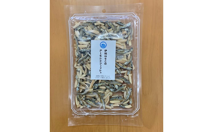 「伊吹いりこのアーモンドフィッシュ」80g×4 加工食品 魚貝類 干物
