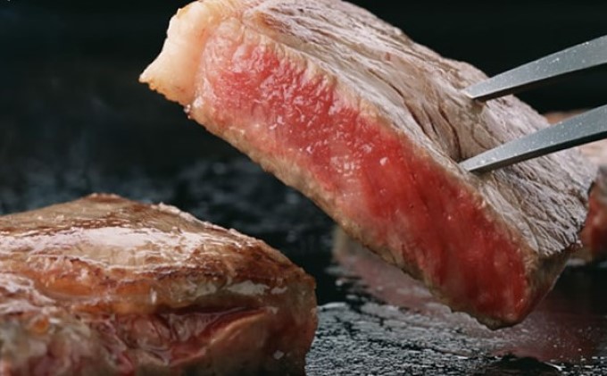 オリーブ牛ロース　ステーキ用2枚　500g お肉 牛肉 