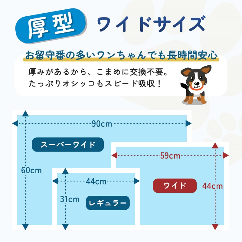 あんしんサラ・シート　ワイド　50枚×4袋　ペットシート ペットシーツ 犬用 ワンちゃん 日本製 雑貨 日用品 防災 防災グッズ 