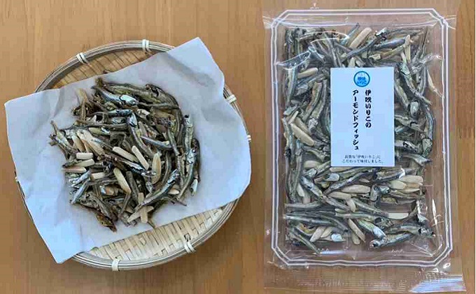 「伊吹いりこのアーモンドフィッシュ」80g×4 加工食品 魚貝類 干物 