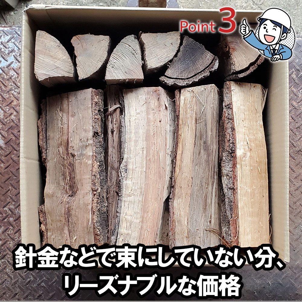 未乾燥薪　香川県三豊市　三野林業　薪　暖炉　焚火アウトドア　40cm　約20kg_M166-0001-40