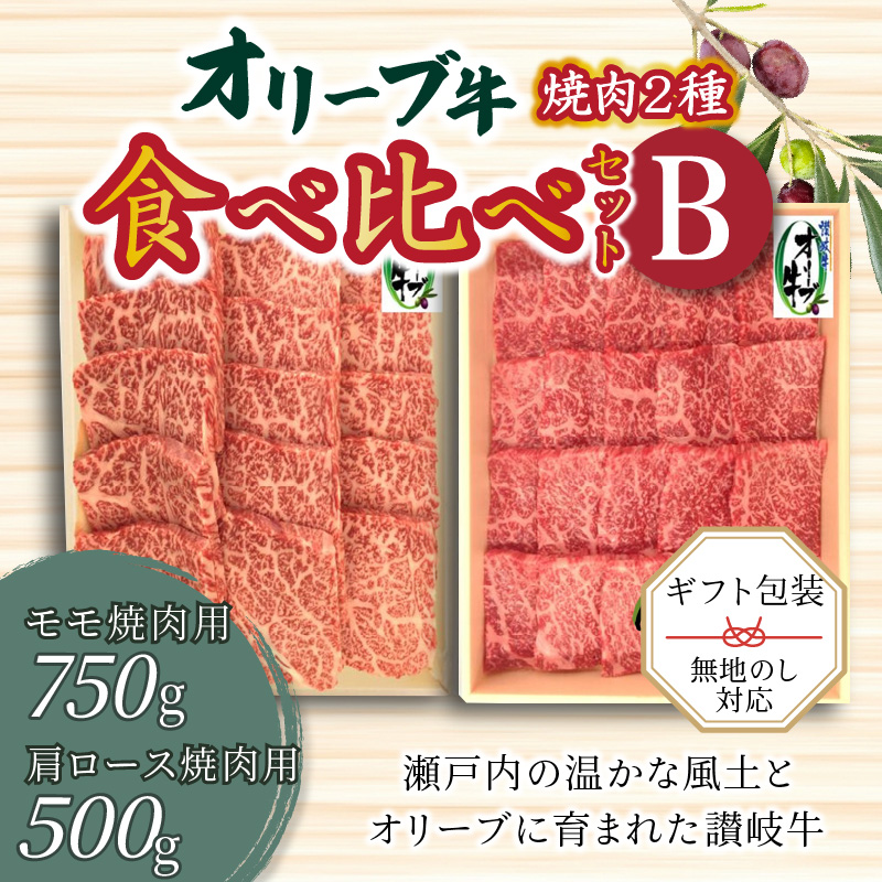 M04-0025_オリーブ牛 焼肉二昧食べ比べセットＢ