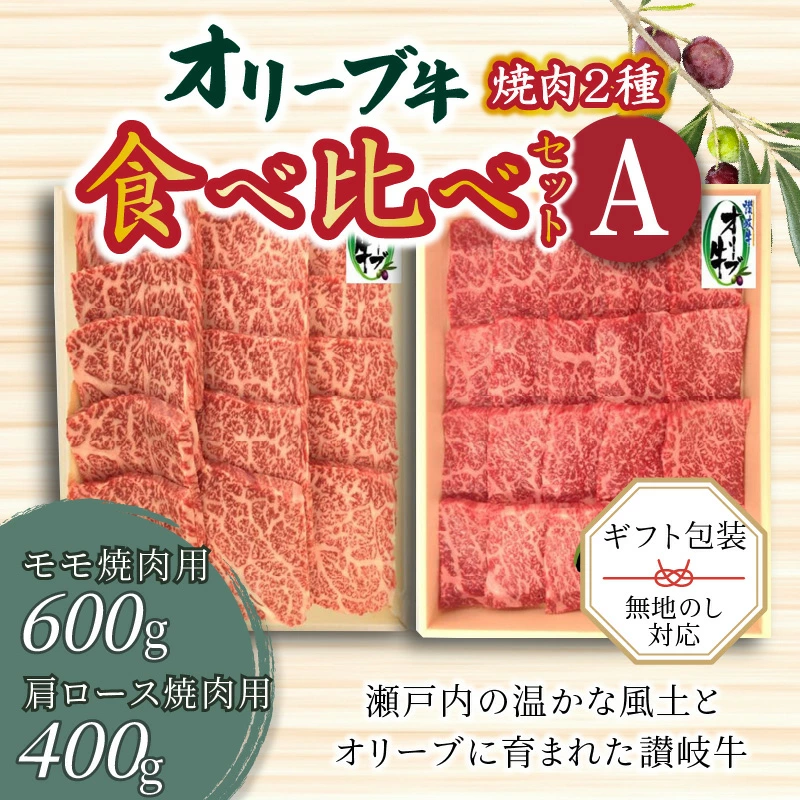 M04-0016_オリーブ牛 焼肉二種食べ比べセットA