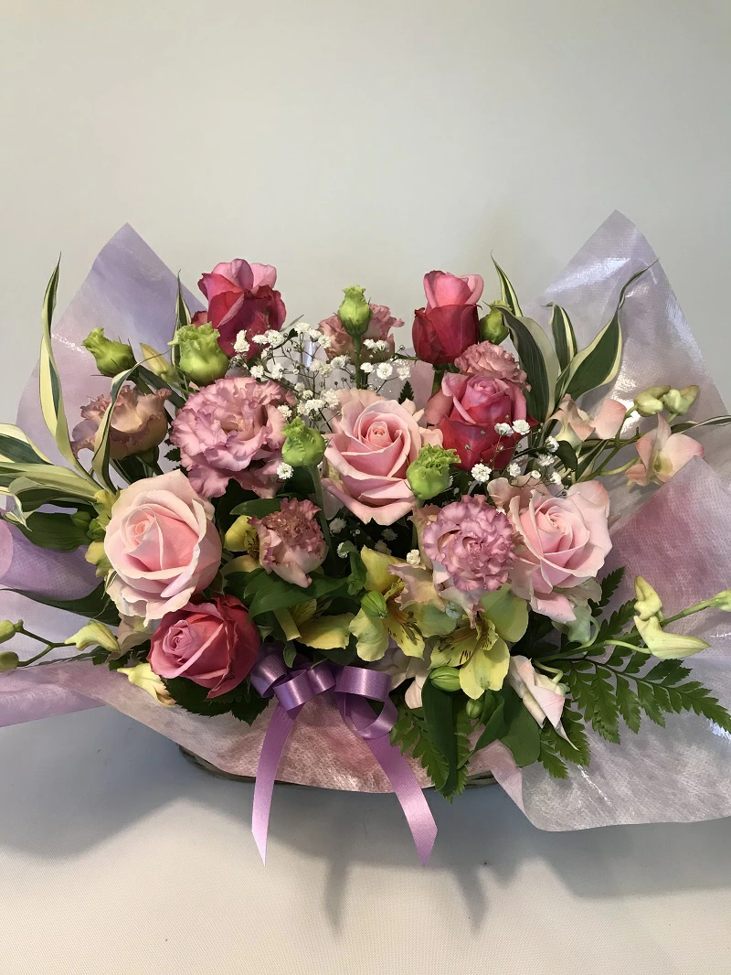 M75-0002_Flower Station NIINAから「花の里三豊市の季節のフラワーアレンジメント」NO.2
