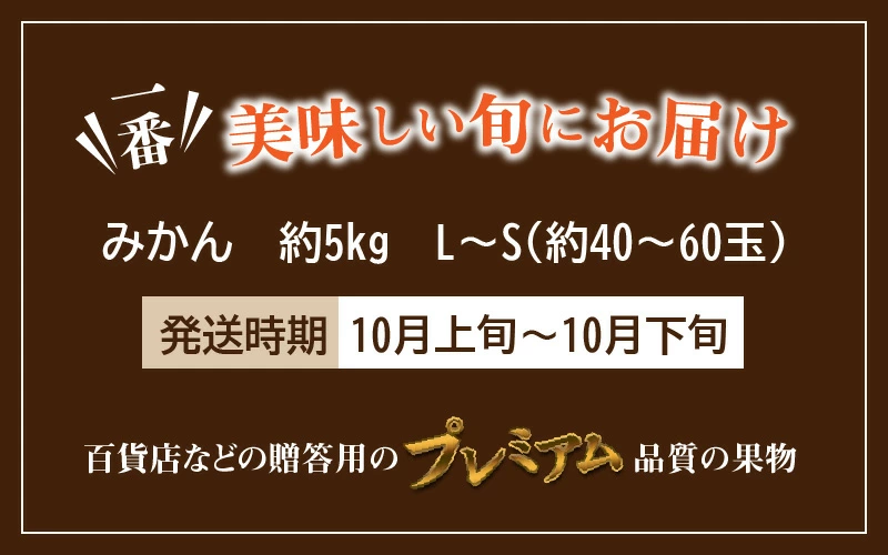 【配送不可地域：北海道・沖縄県・離島】【先行予約】極早生みかんの最高峰 「ゆら早生」 約5kg_M02-0016