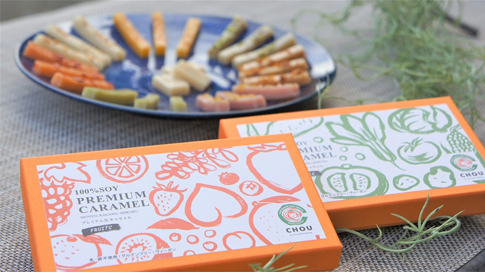 M142-0001_【ふるさと納税】フルーツとベジタブ 春、夏バージョン生キャラメル