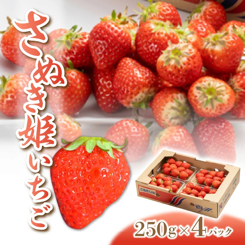M102-0003_さぬき姫いちご (250g×4パック)