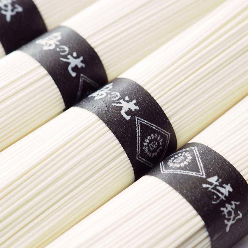 小豆島手延素麺 島の光  特級品黒帯 3kg 紙箱(50g×60束)
