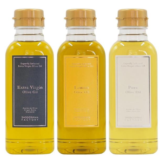 エキストラバージン＆レモン・ピュアオリーブオイル300ml 3種セット