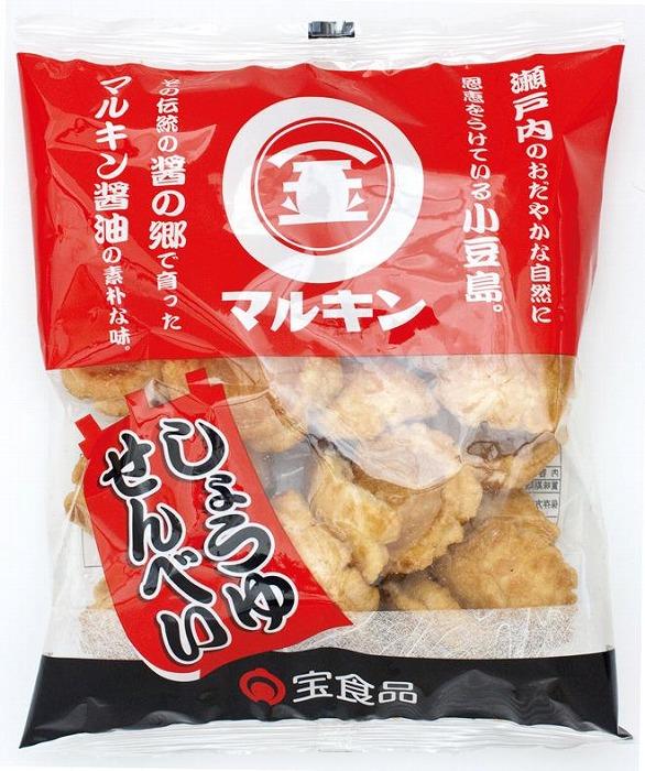 マルキンしょうゆせんべい１１０g×１６袋入り