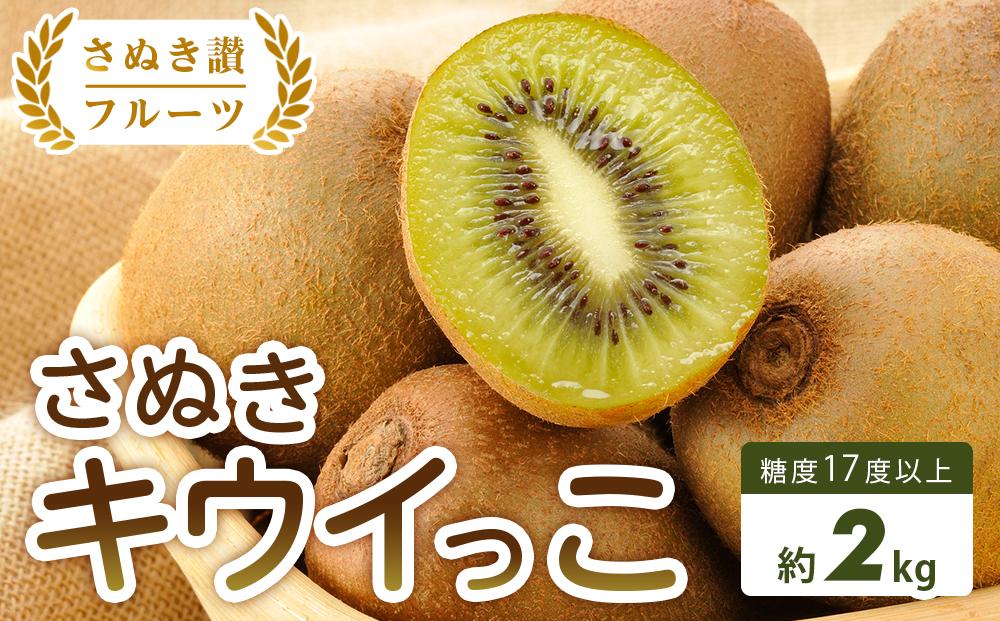 【さぬき讃フルーツ】さぬきキウイっこ 約2kg (バラ詰め)