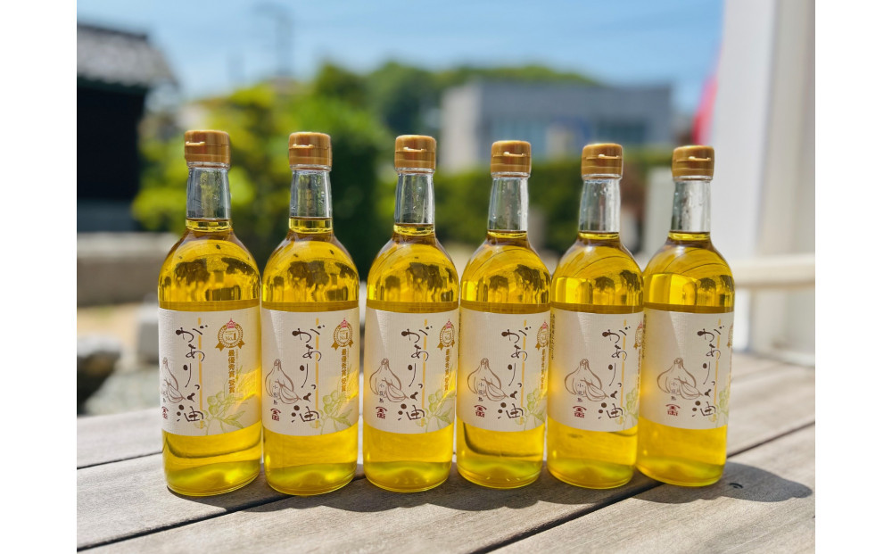 金両醤油 ガーリックオリーブオイル ６本セット