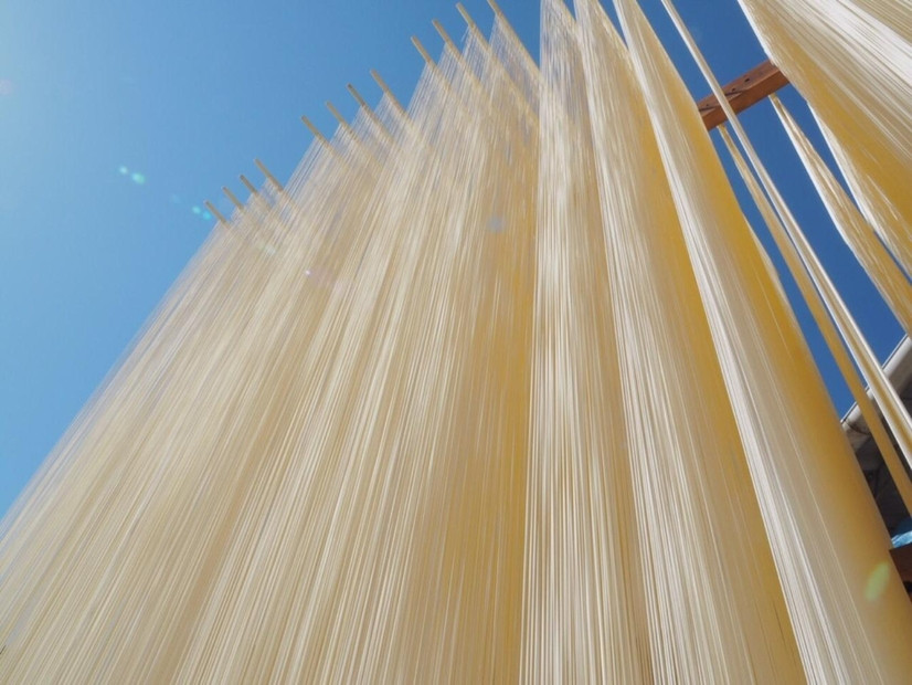 小豆島 手延素麺「瀬戸の風 黒帯」 4kg(50g×約80束)