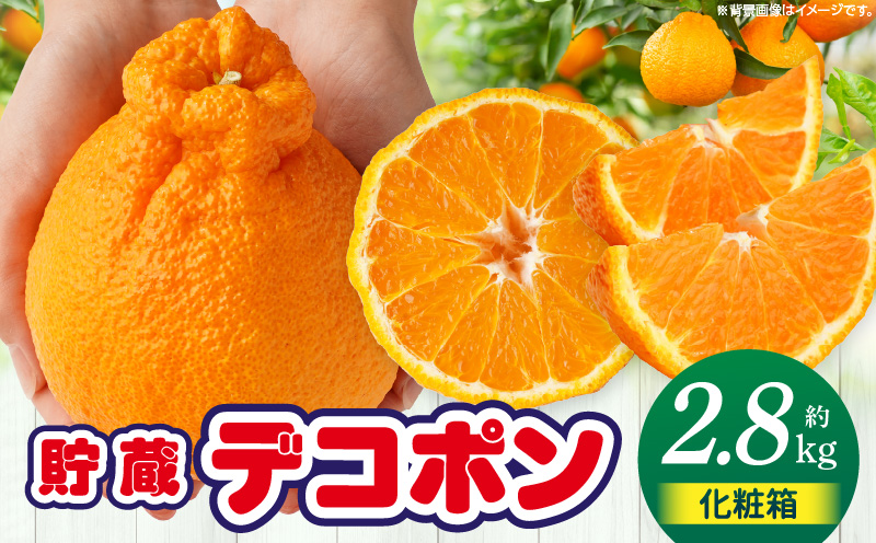 貯蔵デコポン約2.8kg化粧箱(7〜12玉)【香川県共通返礼品】 | デコポン 甘い 酸味 柑橘 柑橘系 果物 フルーツ 青果 デザート グルメ おすすめ 贈答 贈り物 贈答用 ギフト プレゼント 特産品 特産 取り寄せ 香川県 三木町 |_mk006-051