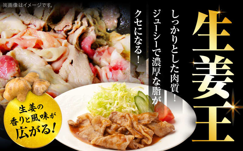 訳あり　豚生姜焼き　《生姜王》1kg盛り　秘伝のタレ漬け　焼くだけ簡単生姜焼き|肉 豚肉 生姜焼き 生姜 秘伝 タレ タレ漬け コク ジューシー 濃厚 切り落とし 冷凍 香川県 三木町 おすすめ|_mk146-196