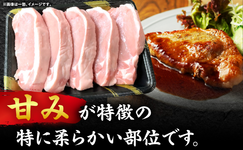 オリーブ豚ロース極厚ステーキ 計1000g【高松市共通返礼品】｜国産 国産豚 オリーブ豚 豚肉 1000g 1kg ブランド豚 ロース 極厚 お肉 豚 冷凍 とんかつ ステーキ 日用 贈答 贈り物 香川県 三木町｜_mk017-007
