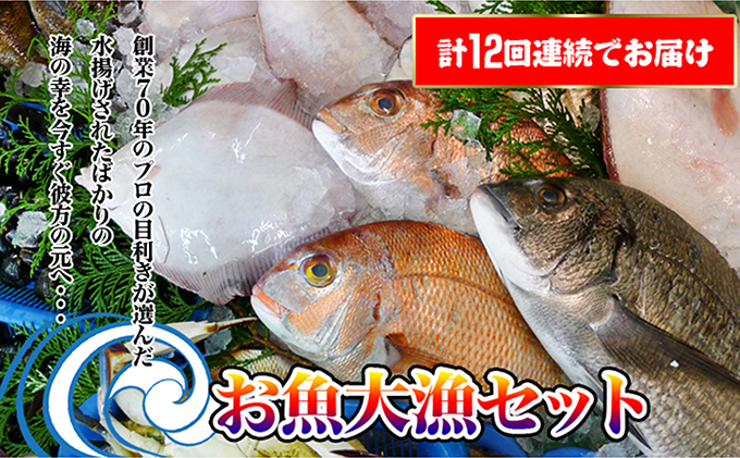 ［頒布会12回］瀬戸内海産の海産物の詰め合わせ（下処理アリ）