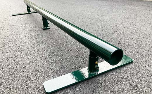 スケートボードレール ロー 丸パイプ ツムラ スケートボードセクション 初心者 子ども向け  F5J-1197