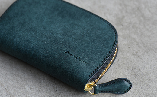 ファスナーウォレット 手のひらサイズ ミディアムサイズ ラウンドファスナーウォレット （ペトロ―リオ） F5J-1048